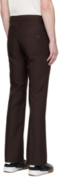 Courrèges Brown Bootcut Trousers