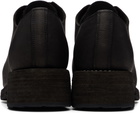 Guidi Black 2091 Leather Rhino Toe Derbys