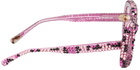 Doublet Pink 817 Blanc LNT Edition Decorated Flame Sunglasses