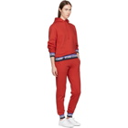 Opening Ceremony Red Elastic Logo Hoodie