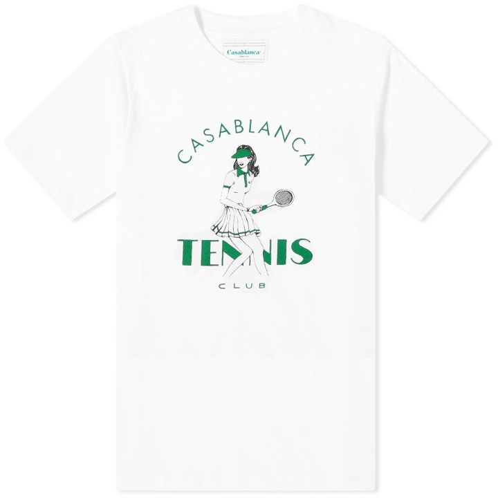 Photo: Casablanca Tennis Girl Digital Print Tee