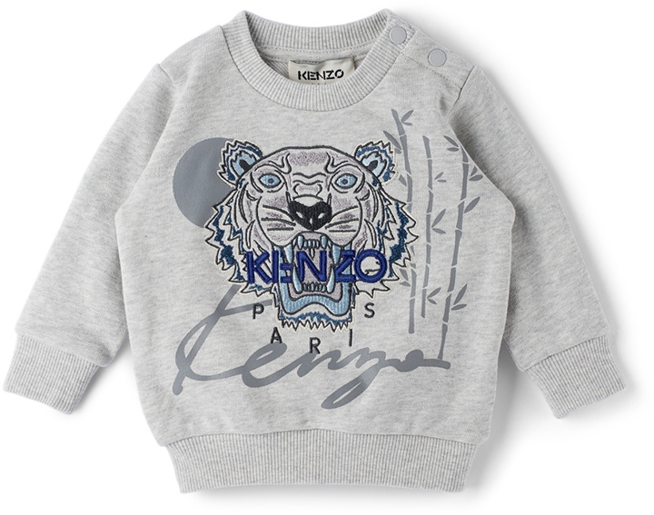 Photo: Kenzo Baby Grey Tiger Sweatshirt