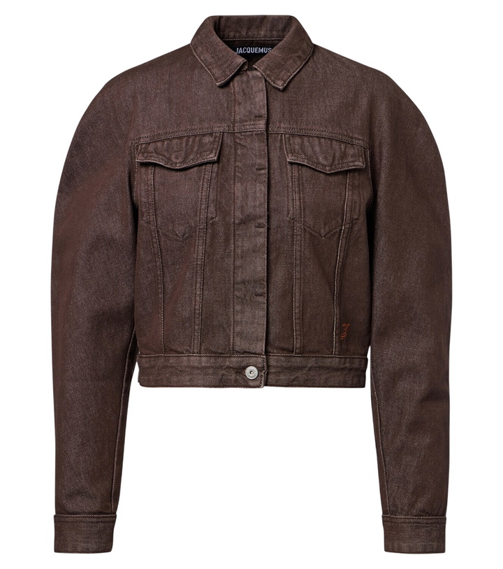 Photo: Jacquemus Ovalo cropped denim jacket