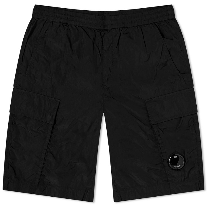 Photo: C.P. Company Men's Chrome-R Cargo Shorts in Black