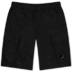 C.P. Company Men's Chrome-R Cargo Shorts in Black