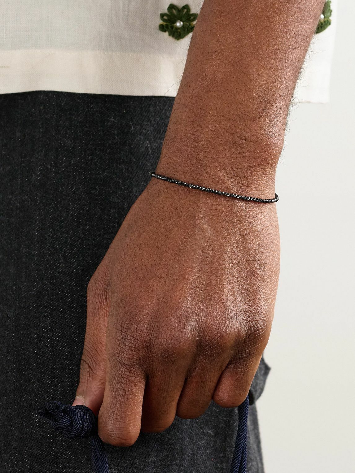 JIA JIA - Gold Diamond Beaded Bracelet