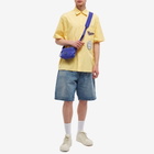 Valentino Men's Varsity Logo Vacation Shirt in Yellow/White
