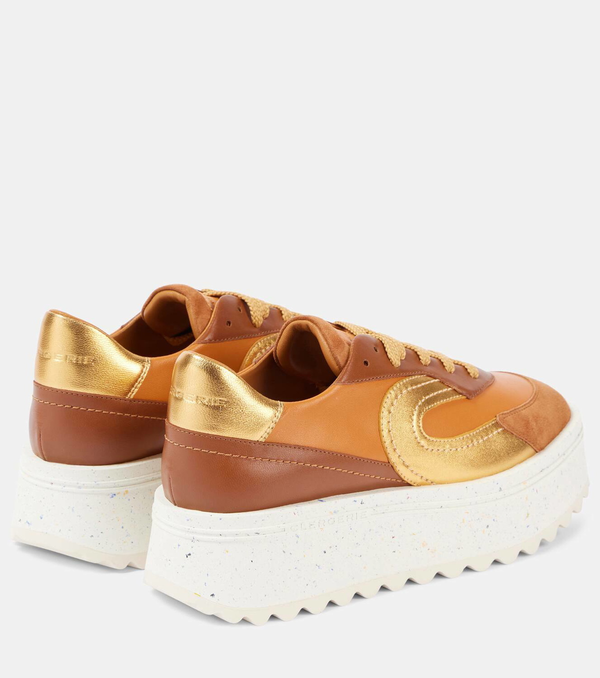 Clergerie Awake leather platform sneakers