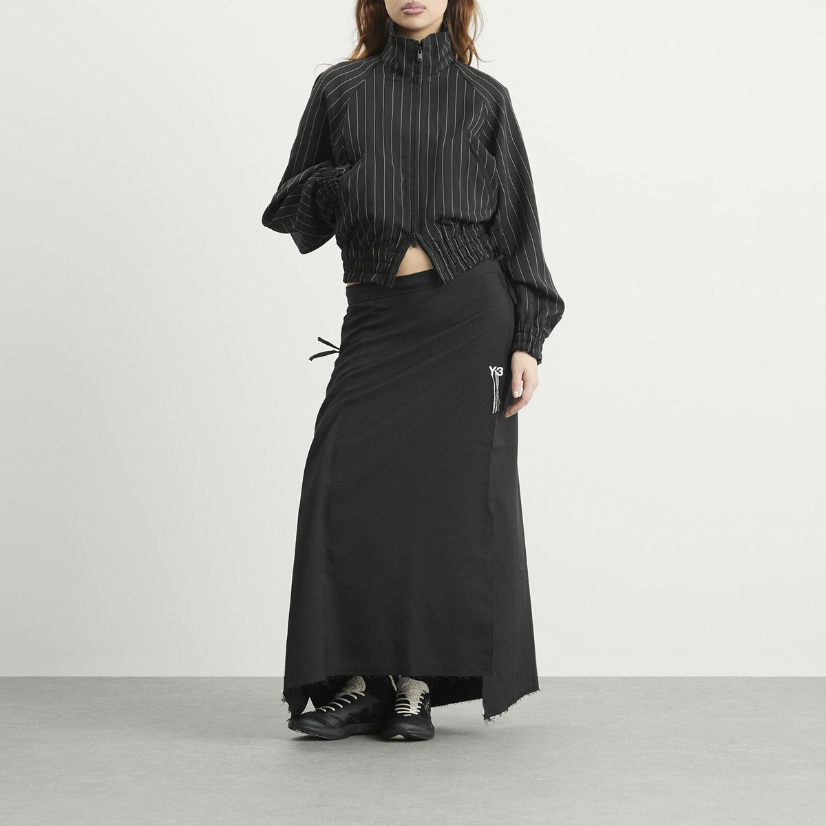Y-3 Women's Stripe Jacket in Black