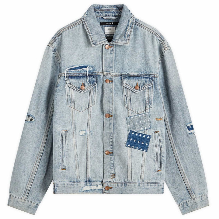 Photo: Ksubi Men's x Patty Mills Oh G Denim Jacket in Repair