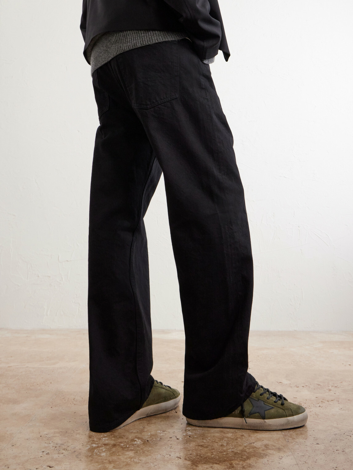 Golden Goose - Super-Star Distressed Leather-Trimmed Suede Sneakers - Green