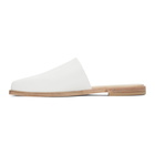 AURALEE White Foot The Coacher Edition Square Sandals