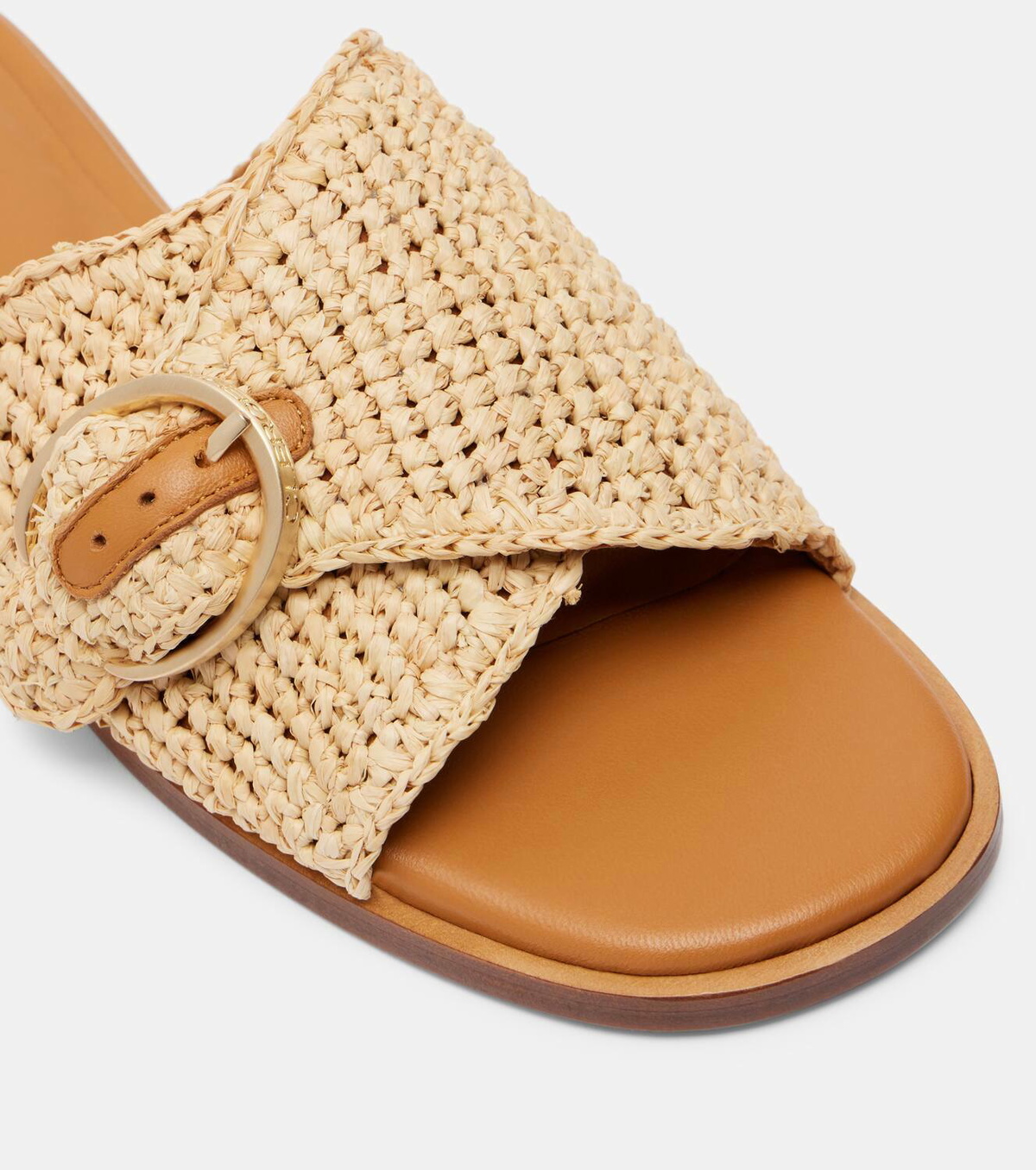Clergerie Irme raffia slides