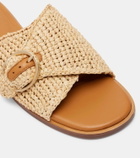 Clergerie Irme raffia slides
