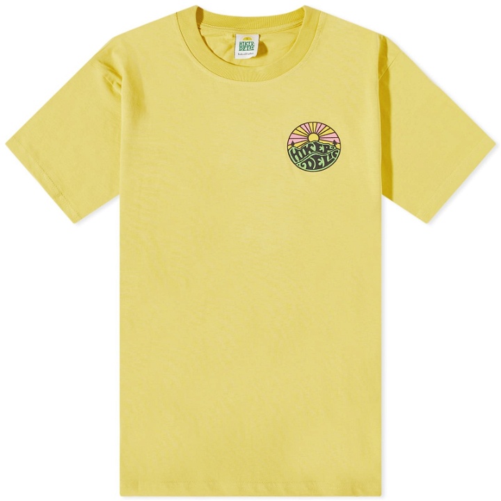 Photo: Hikerdelic Men's Original Logo T-Shirt in Washed Yellow
