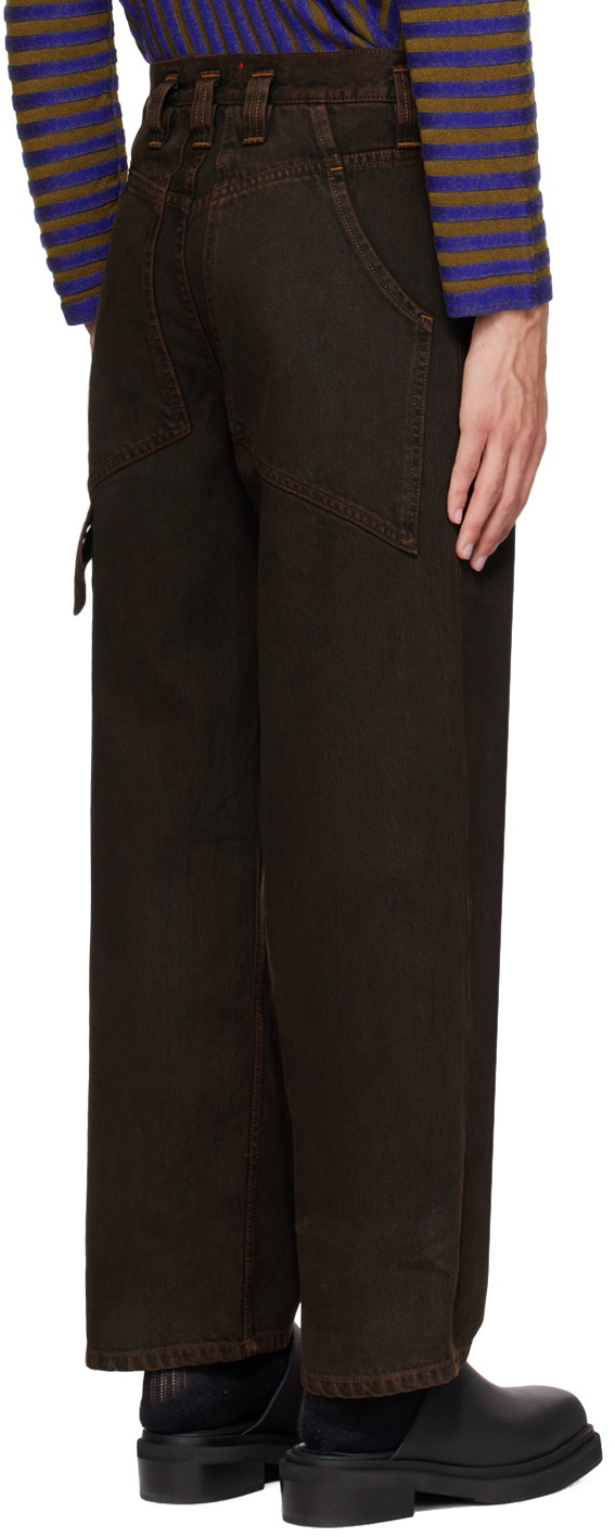 Eckhaus Latta Brown Baggy Jeans Eckhaus Latta