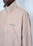 Acne Studios Logo Printed Zip-Up Jacket