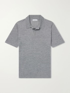 Gabriela Hearst - Stendhal Cashmere and Silk-Blend Polo Shirt - Gray