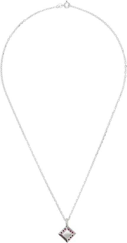 Photo: The Ouze Diamond Ruby Facet Necklace