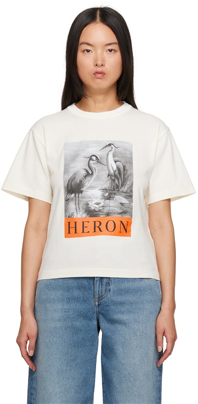 Photo: Heron Preston White 'Heron' T-Shirt