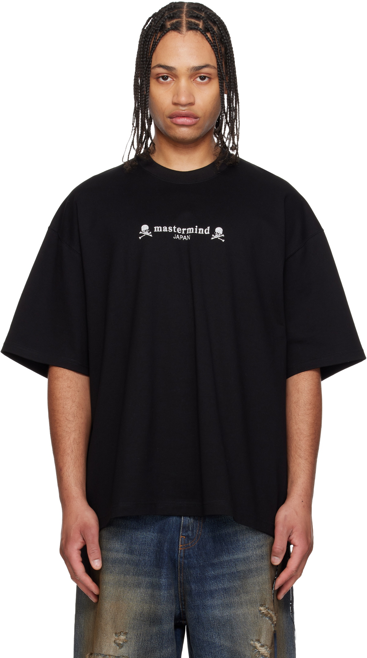 mastermind JAPAN Men's Zip Pocket T-Shirt in Black mastermind JAPAN mastermind JAPAN Men's Zip Pocket T-Shirt in Black mastermind JAPAN