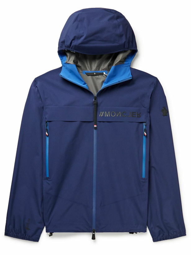 Photo: Moncler Grenoble - Shipton Logo-Appliquéd Shell Hooded Jacket - Blue