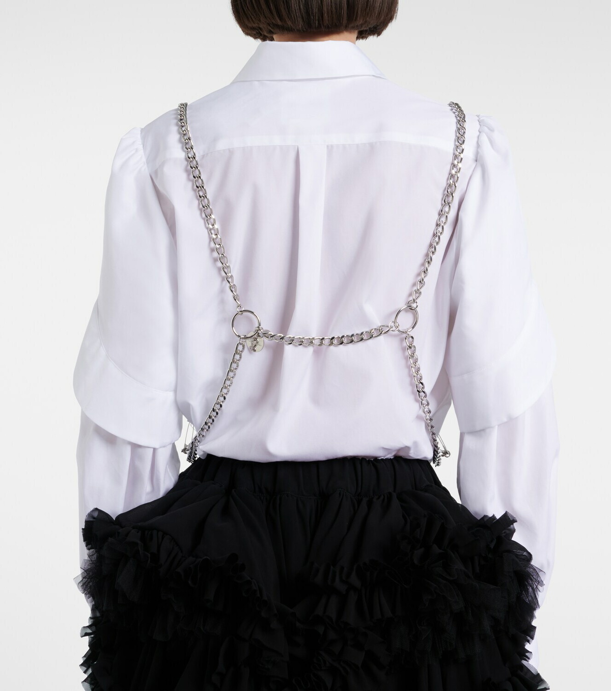 Noir Kei Ninomiya Chain-detail top