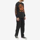 Nancy Men's Long Sleeve World Peace T-Shirt in Black