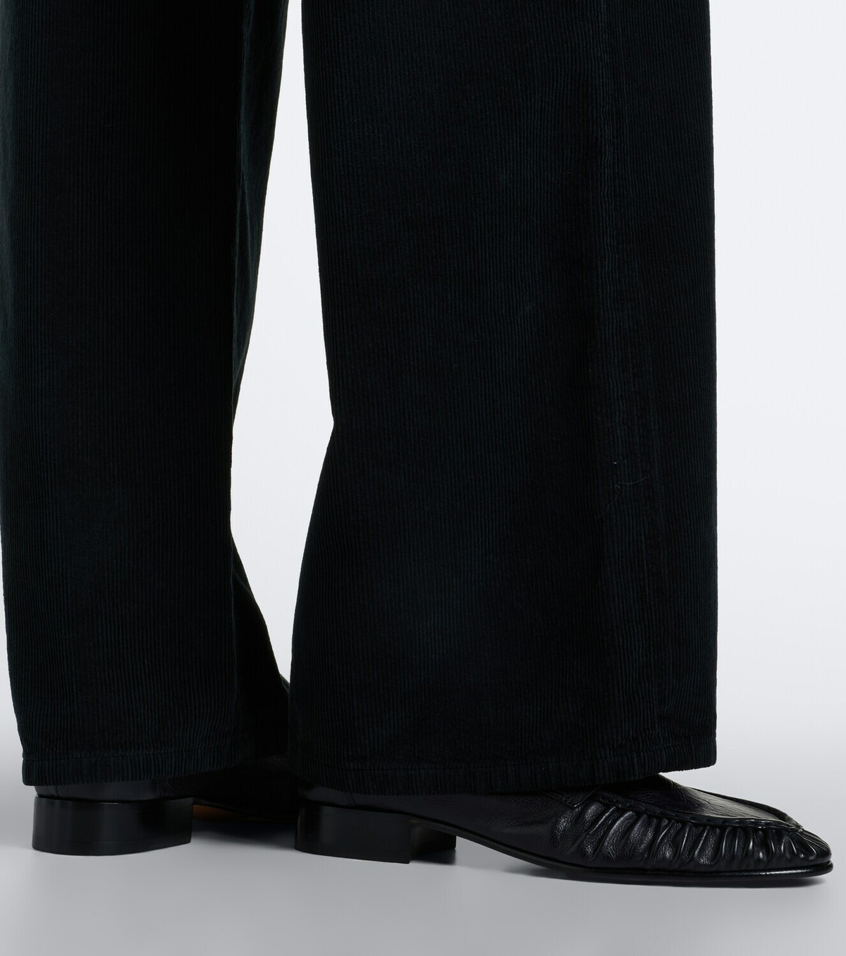 The Row Soft eel leather loafers