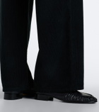 The Row Soft eel leather loafers