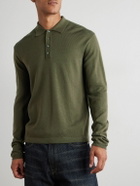 Massimo Alba - Wool Polo Shirt - Green