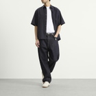 Kaptain Sunshine Men's Plain Short Sleeve Shirt in Navy