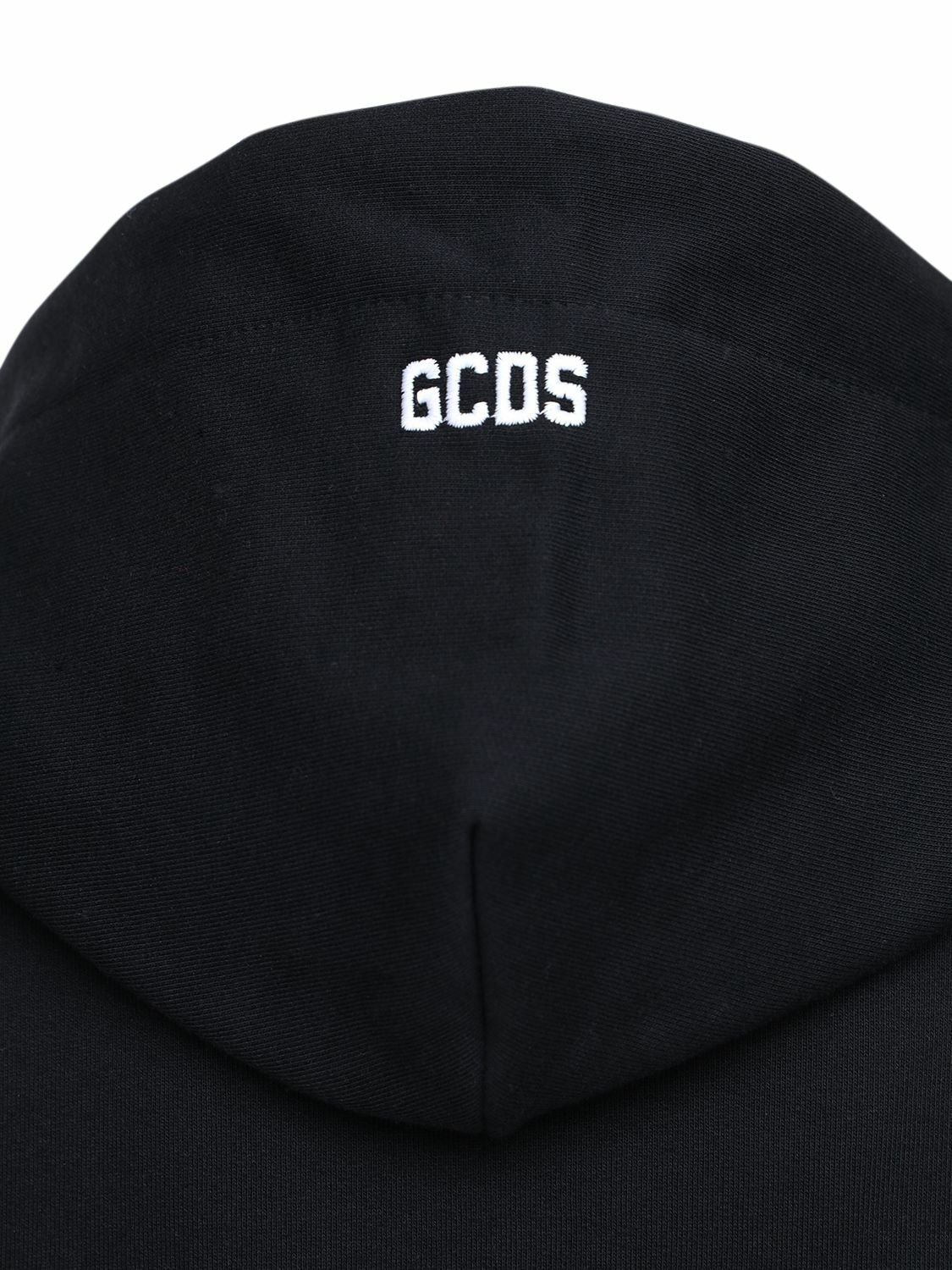 スウェット・トレーナー GCDS Logo print hoodie GCDS Logo Band Cotton Hoodie GCDS