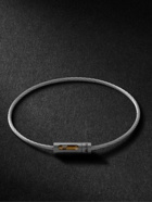 Le Gramme - 6g 18-Karat Gold, Stainless Steel and Titanium Bracelet - Silver