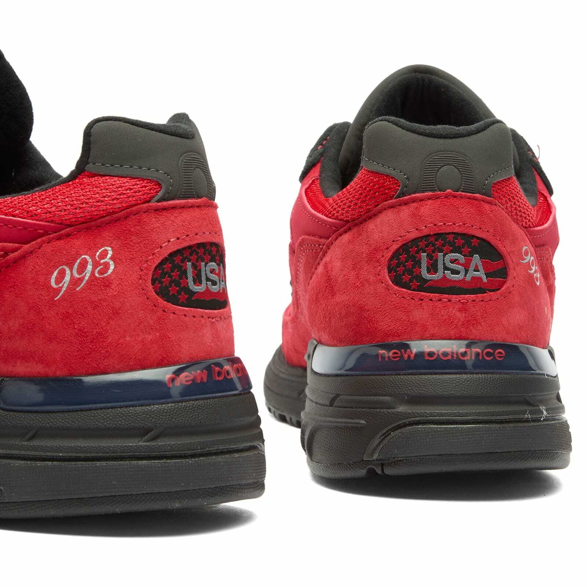 New Balance U9935CX Made in USA Sneaker in Team Red