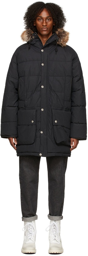 Photo: Barbour Black Baffle More Quilted Coat