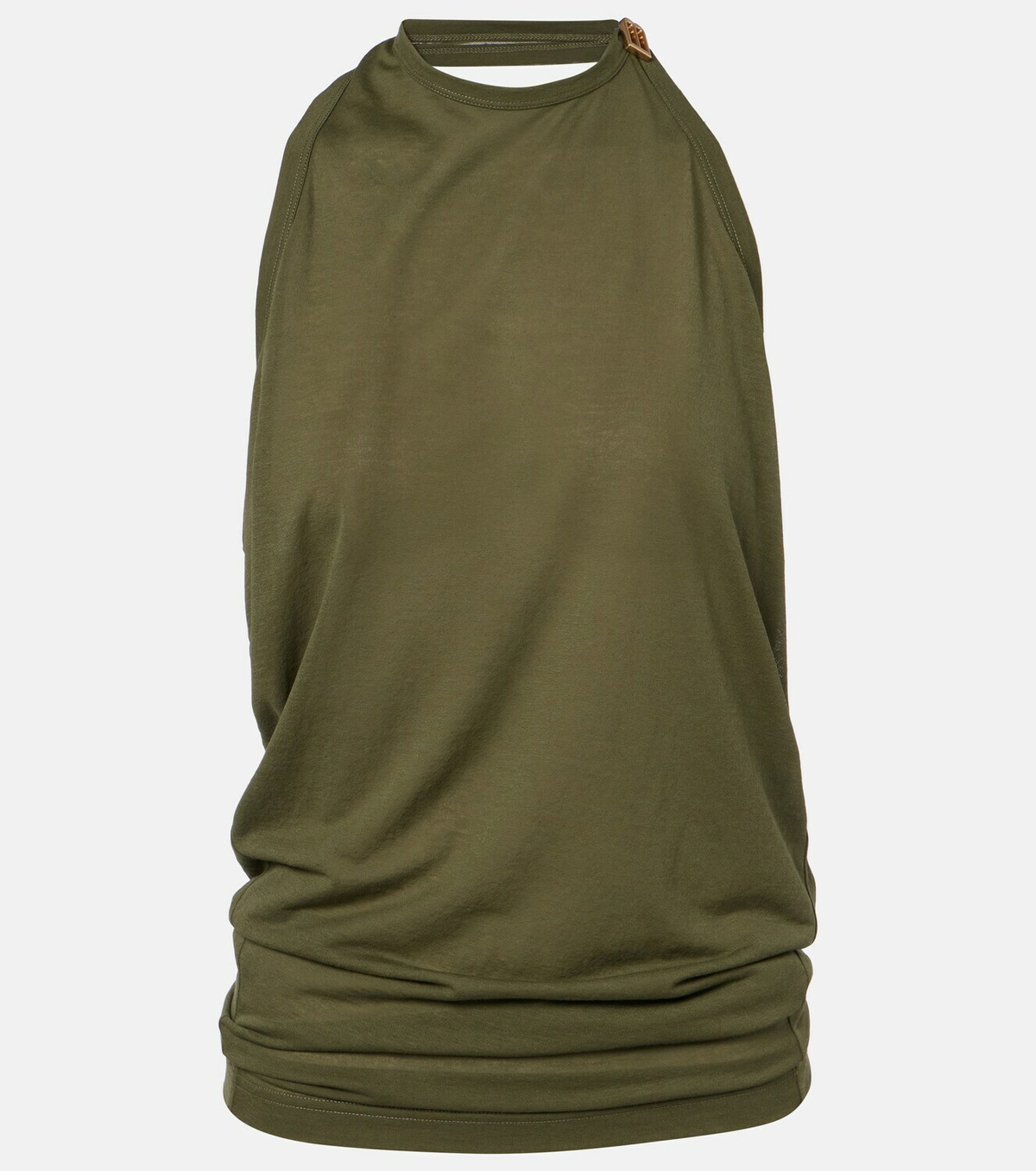 Balenciaga Draped cotton-blend top