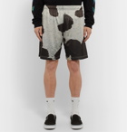 John Elliott - Practice Cow-Print Mesh Shorts - White