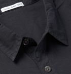 James Perse - Garment-Dyed Cotton Shirt - Storm blue