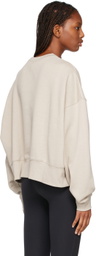 Nike Beige Oversized Sportswear Essential Sweatshirt