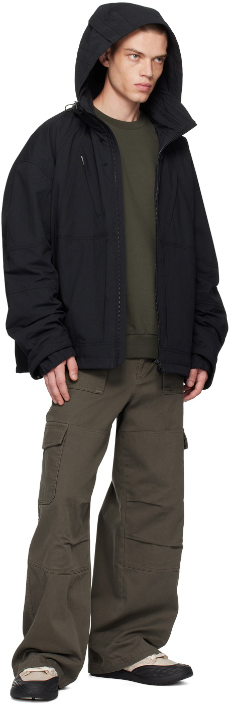 Juun.J Black Oversized Jacket
