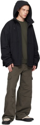 Juun.J Black Oversized Jacket