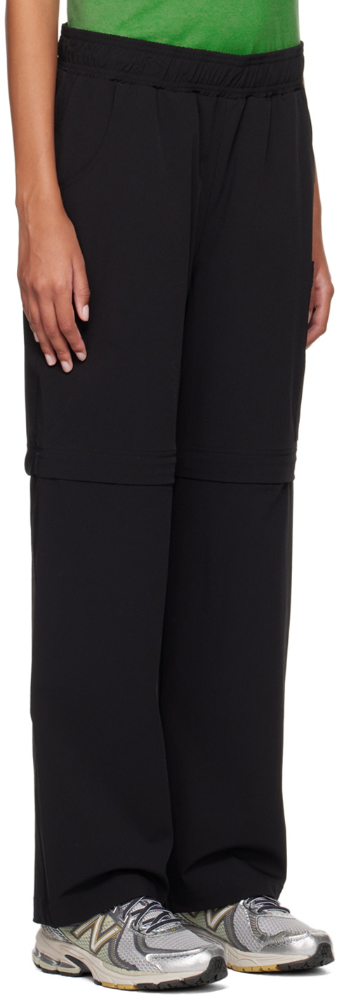 Dime Black Zip Off Trousers
