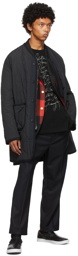 Junya Watanabe Black & Red Carhartt Edition Plaid Flannel Blazer