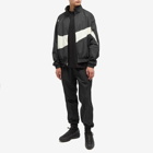 Nike Men's Swoosh Woven Track Jacket in Black/Coconut Milk