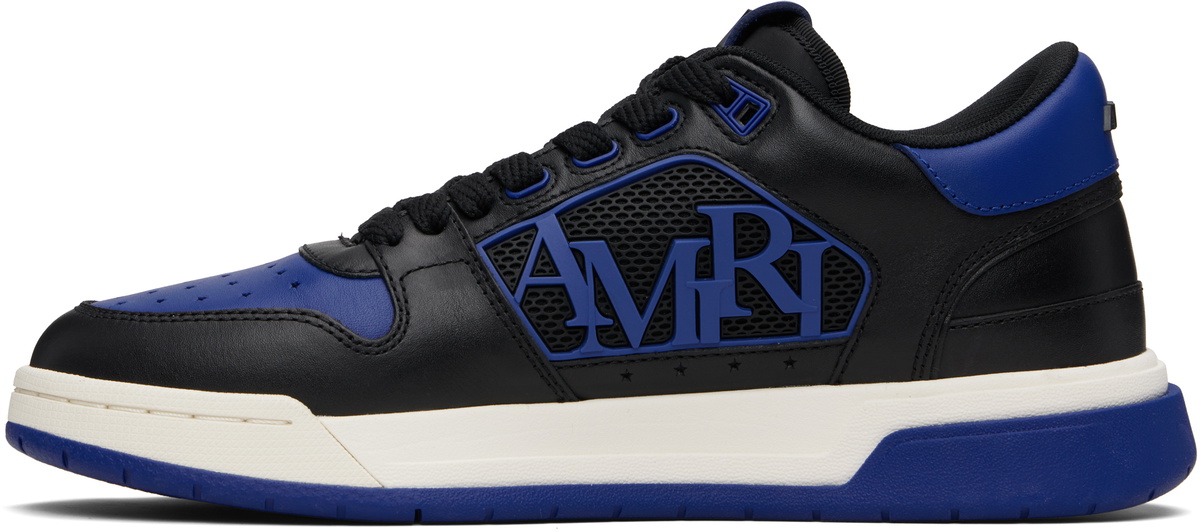 AMIRI Black & Blue Classic Low Sneakers Amiri