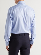 Brioni - Textured-Cotton Shirt - Blue