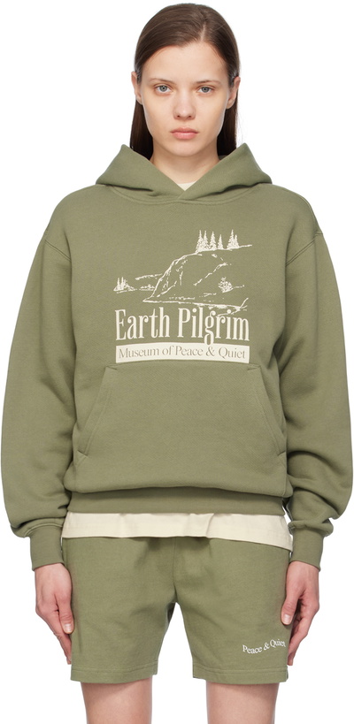 Photo: Museum of Peace & Quiet Khaki 'Earth Pilgrim' Hoodie