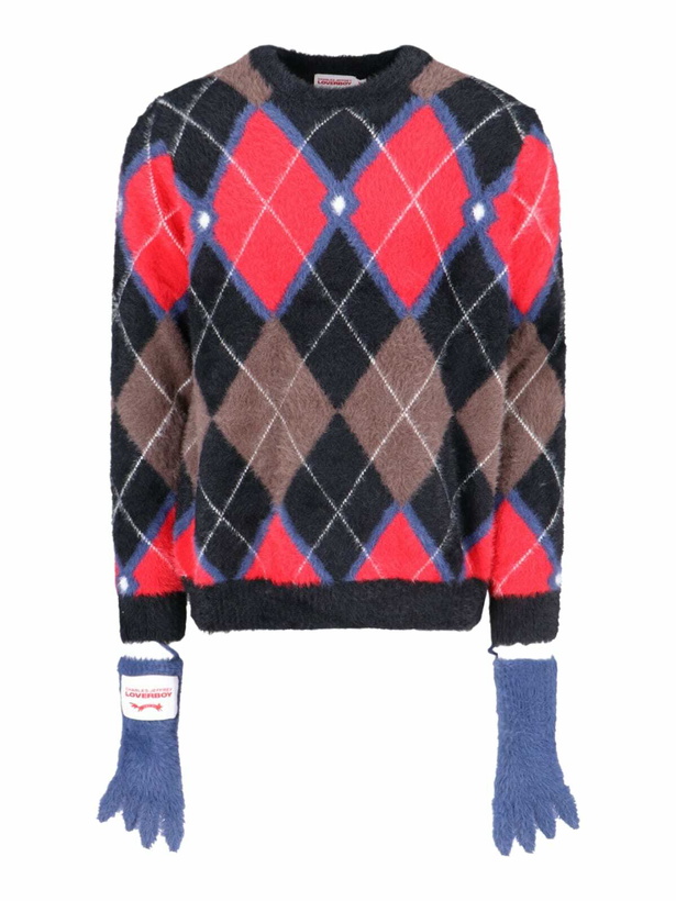 Photo: Charles Jeffrey Loverboy fluffy Gloves Sweater