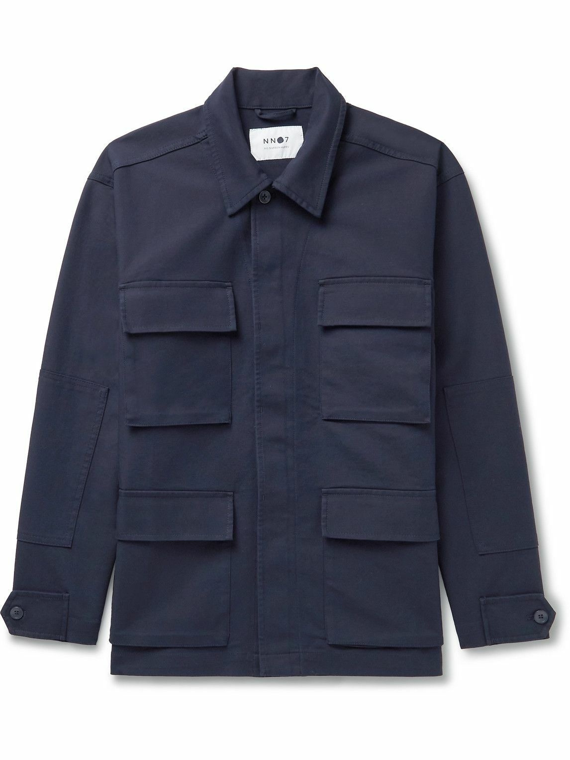 NN07 - Jarl Cotton-Blend Shirt Jacket - Blue NN07